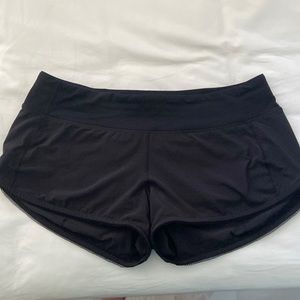 Black Lululemon shorts